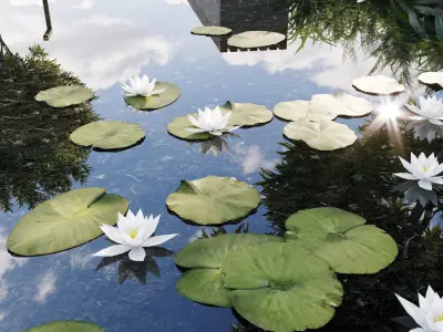 Town square 3D model