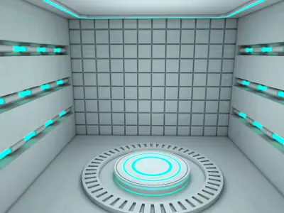 Interior 3D model shop