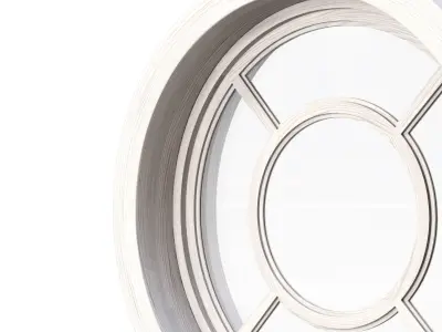 Wooden round window V2  3D model