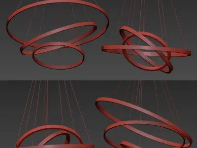 Laluno Lord of the Ring Lamp 3D model