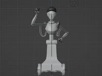 Security Bot - FNAF Security Breach Low-poly 3D model