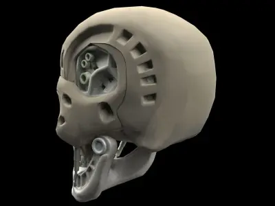 Terminator Head Skull  3D model