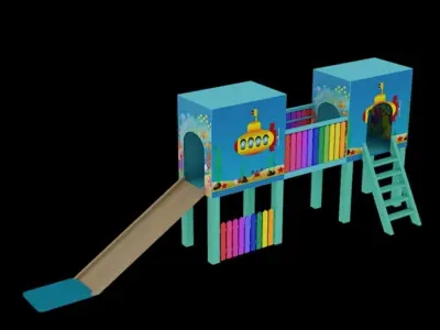 Slide for children 3D model