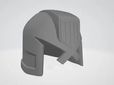 Judge Dredd Helmet 3D print model