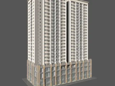 Collection Tower Apartement 1 3D Model Pack