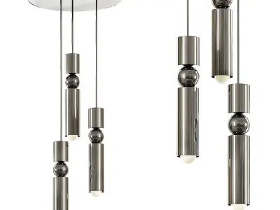 LEE BROOM FULCRUM CHANDELIER 3 IN 1   3D model