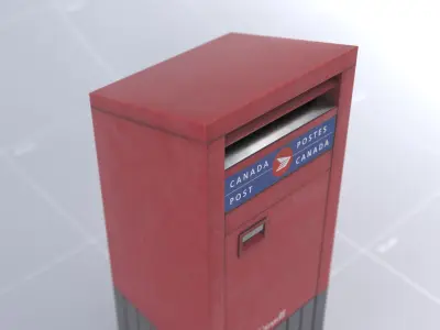 Toronto Mail Box 01 3D model