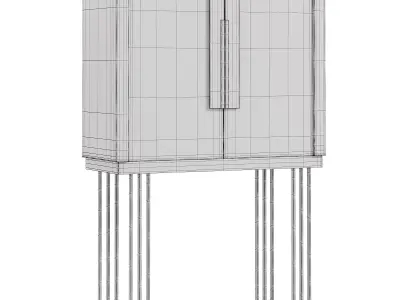 Bar Cabinet By Evanyrouse 3D model