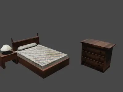 Low Poly PS1 PSX Models Low-poly 3D model