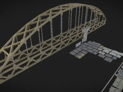 modular kit city builder starter kit Free low-poly 3D model