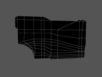 UHD High tech Graphical Interface v9 002 Low-poly 3D model