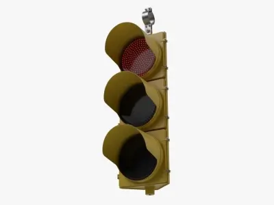 Traffic Lights Set 3D model