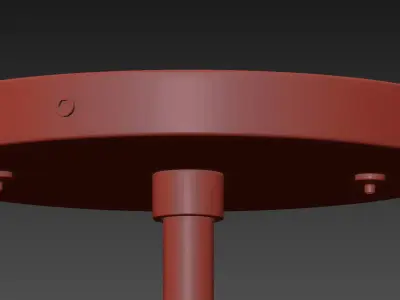 Halo Chandelier 4 Rings by The Future Perfect 3D model