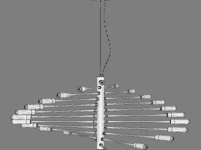 733247 Ragno Lightstar Pendant chandelier 3D model