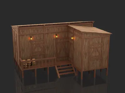 Medieval Fantasy House 05 3D model