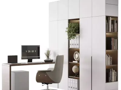 Collection  Office Furniturer 001 3D Model Pack