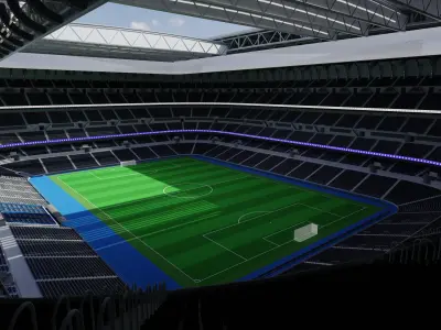 New Santiago bernabeu Stadium 3D model