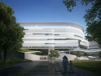 Modern CBD Skyscraper Complex 3D model