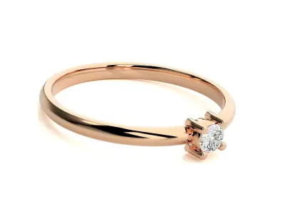 Women ring 3D print model 135