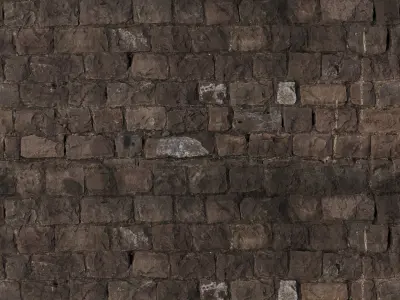 Old Stone Wall Pbr Texture