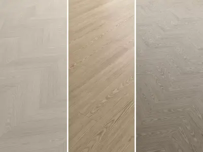 Ash Wood Flooring and Parquet Set 02 Texture
