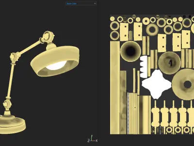 Desk Lamp 3D model 35