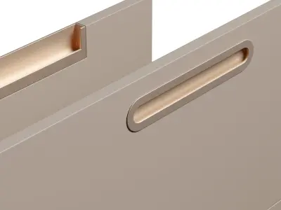 Kitchen faces in the modern style set  001 Low-poly 3D model