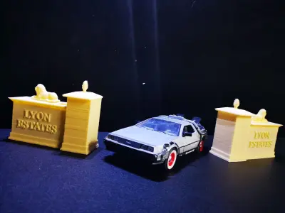 LYON ESTATES RETOUR VERS LE FUTUR  3D print model