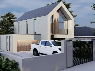 Modern Two-Storey Villa   3D model
