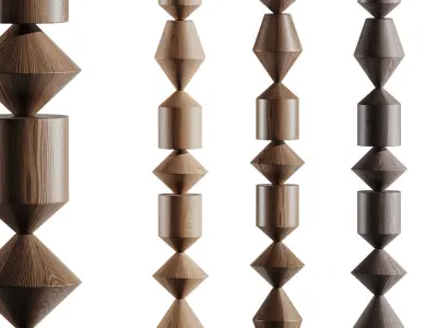 Corner Design Rubs Floor Lamp 3D model
