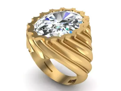 Jewelry ring 219 3D print model purchase