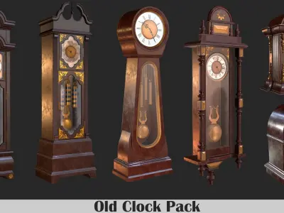 Old Item Mega Pack Low-poly 3D model