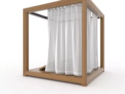 Poolside Cabana 18 3D model