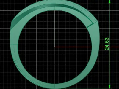 Jewelry ring 351 3D print model