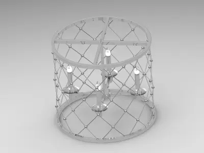 Drum Chandelier Free 3D model