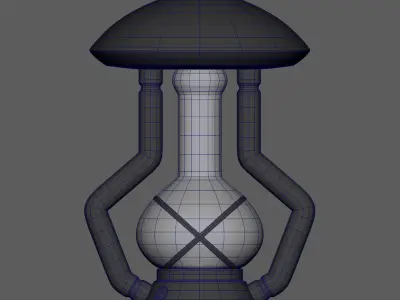 Hand Lamp 1 Low-poly 3D model