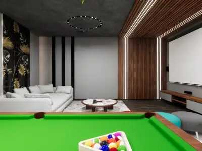 Entertainment Room 3D model