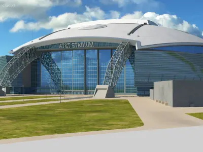 ATT Stadium Building 3D model