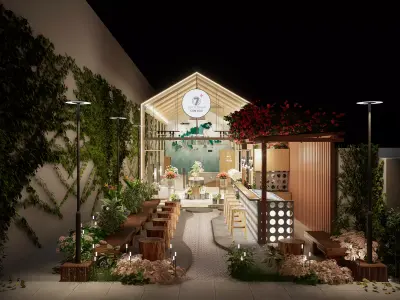 Flower Shop Exterior Model 3D print model