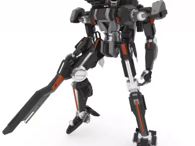 Robot HT 001 Heavy Mode 3D model