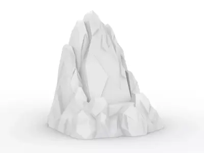 Iceberg Low-Poly 3D Printable 3D print model