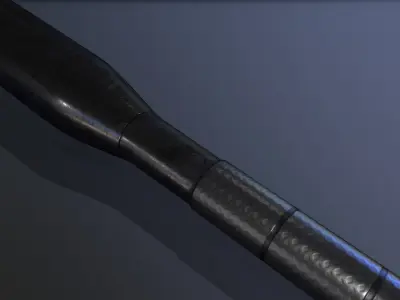 Baseball Bat Weapon Free low-poly 3D model