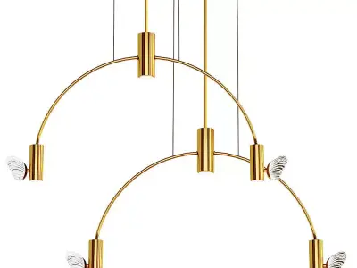 Lampatron Babetta Arc pendant lamp 3D model