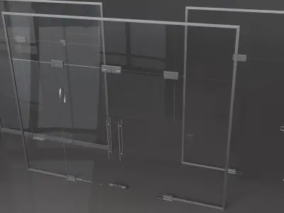 Glass Door 3D models 3D model