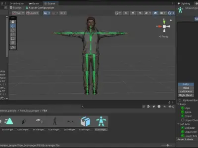 Free Scavenger Free low-poly 3D model