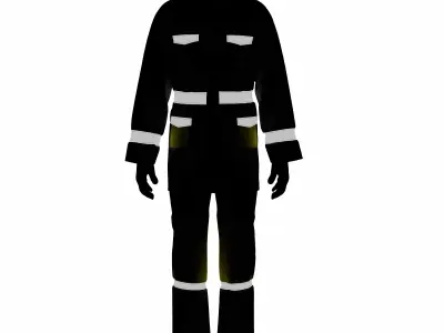 work clothes Low-poly 3D model