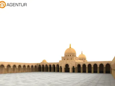 Great Mosque of Kairouan Tunisia 3D model