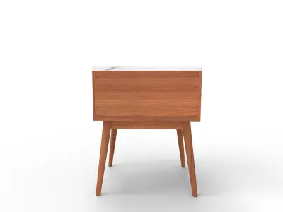 Deryan End Table Set with Storage 3D model