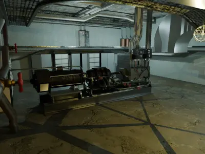 3D industrial environment 3D model