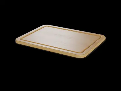 Kitchen utensils Cutting Board Low-poly 3D model